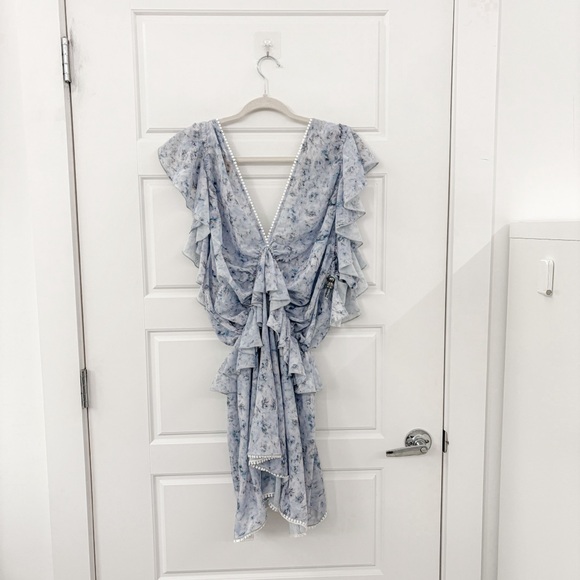 IXIAH Ruffle Tassel Mini Dress - Picture 7 of 8